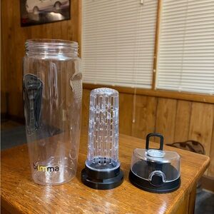 Brimma 32oz Clear Fruit Infuser Water Bottle BPA Free Leak Proof Reusable Sports